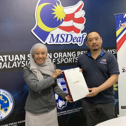 Handover with MSDeaf Malaysia