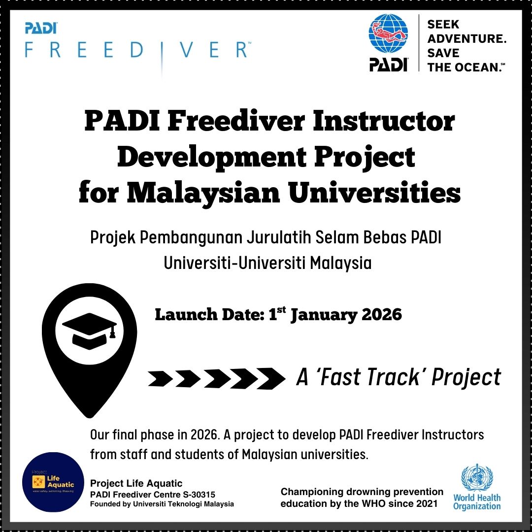 PADI Freediver Instructor Development Course poster