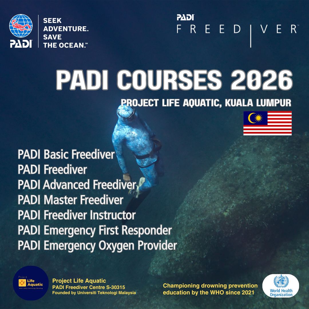 PADI Freediver poster