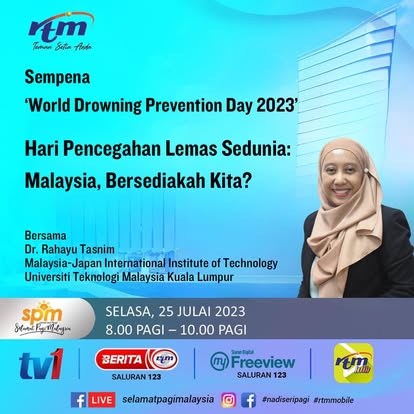 RTM Selamat Pagi Malaysia — World Drowning Prevention Day 2023
