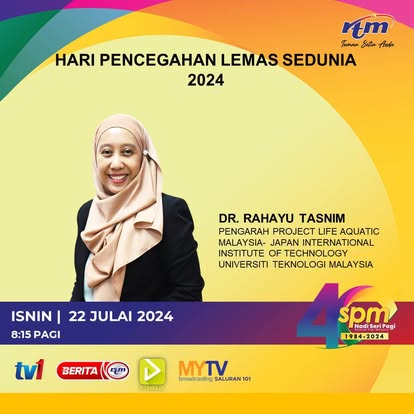 RTM — Hari Pencegahan Lemas Sedunia 2024, 22 July 2024