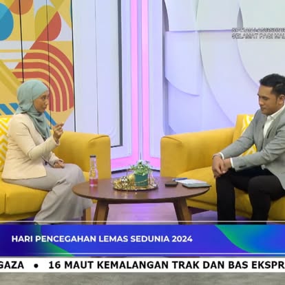Selamat Pagi Malaysia studio — World Drowning Prevention Day 2024